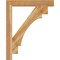 Ekena Millwork Merced Block Rough Sawn Bracket, Western Red Cedar, 4"W x 32"D x 40"H BKT04X32X40MRC05RWR - alternate 3